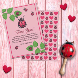 A Little Love Bug Is On The Way Ladybug Tack Kort