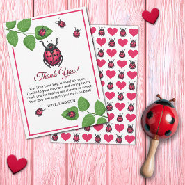 A Little Love Bug Is On The Way Ladybug Tack Kort