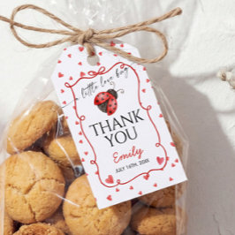 A Little Love Bug Thank You Presentetikett