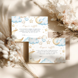 A little piece of heaven baby shower diaper raffle tilläggskort