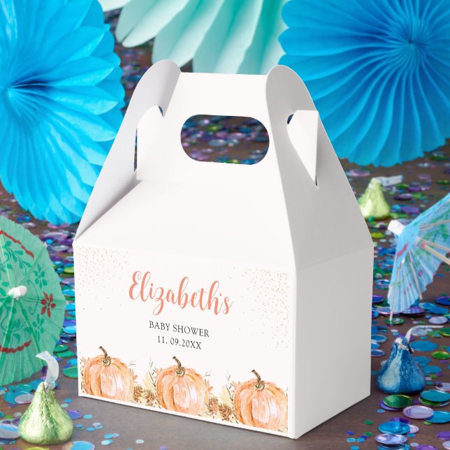 a Little Pumpkin is on her Way, Baby Shower Presentaskar (Part)