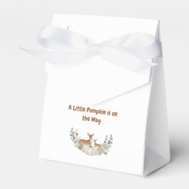 A Little Pumpkin is on the Way" Baby Bib Presentaskar