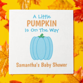 A Little Pumpkin Is On The Way Napkins Pappersservett