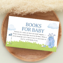 A Little Putter Golf Baby Shower Books for Baby Tilläggskort