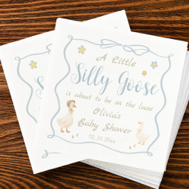 A Little Silly Goose Baby Shower Pappersservett