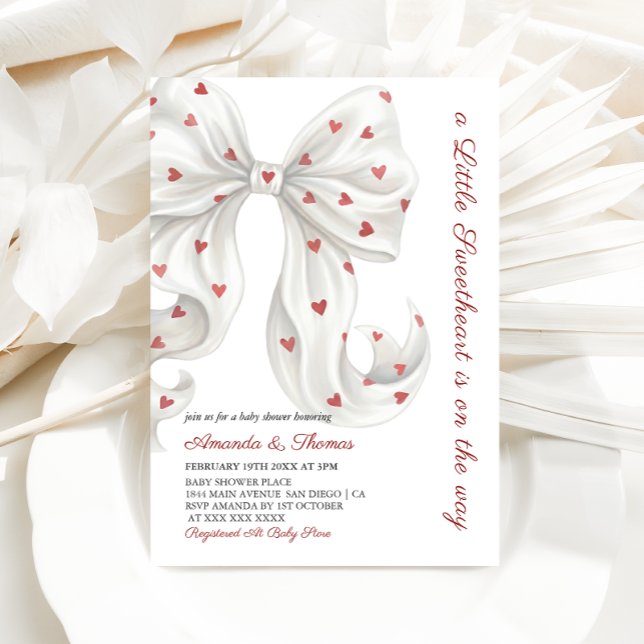 A Little sweetheart Gender Neutral Baby Shower Inbjudningar (Skapare uppladdad)