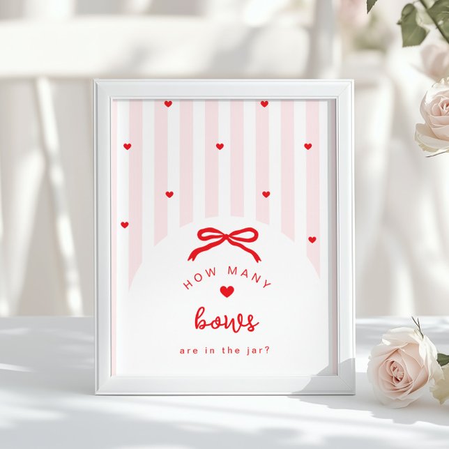 A Little Sweetheart How many Bows game Poster (Skapare uppladdad)