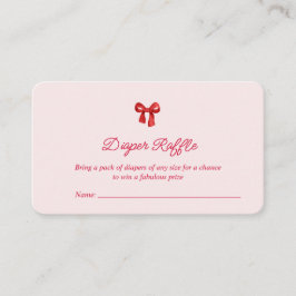 A Little Sweetheart Valentine Coquette Baby Shower Tilläggskort