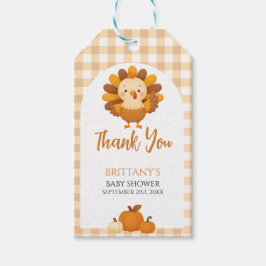 A Little Turkey Baby Shower Thanksgiving Presentetikett