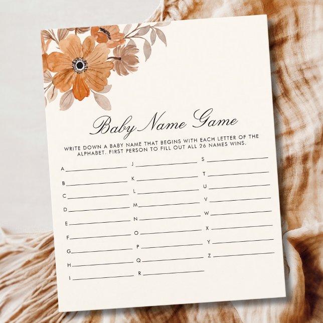 A Little Wildflower is on The Way Girl Baby Shower (Skapare uppladdad)