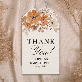 A Little Wildflower is on The Way Girl Baby Shower Presentetikett