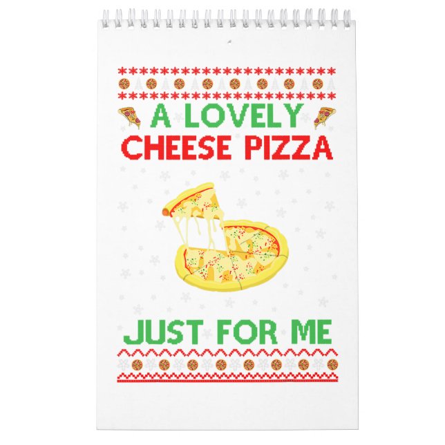 A Loely Cheese Pizza Shirt Ensam Funny Kevin X-Mor Kalender (Omslag)