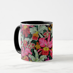 A Lolly Philip Jacobs Fabric Orchid Mugg