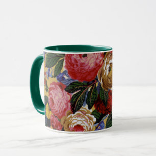 A Lolly Philip Jacobs Fabric Peony och Ro mugg