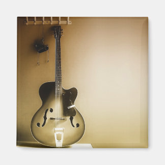 A Lone Guitar Magnet