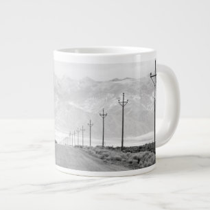A Lone Road and Power Linjer San Juan Mountains Jumbo Mugg