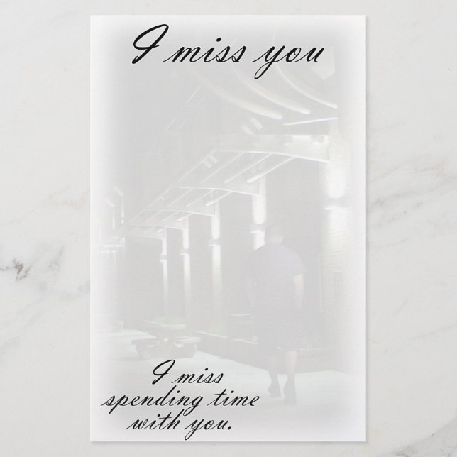 A Lonely Walk Brevpapper (Framsida)