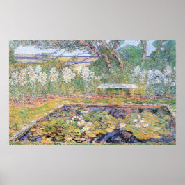 A Long Island Garden av Frederick Childe Hassam Poster