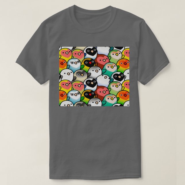 A Lot Lovebird T Shirt (Design framsida)