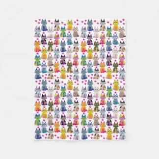 A lot the happy cat fleecefilt