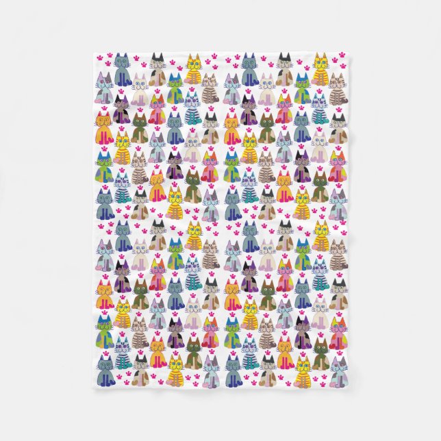 A lot the happy cat fleecefilt (Framsidan)