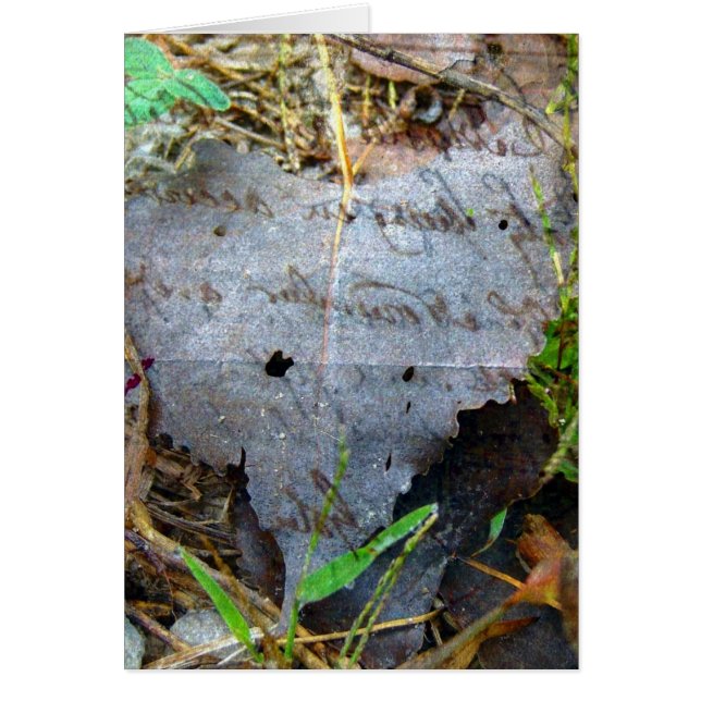 A LÖV HÄLSNINGSKORT (Framsidan)