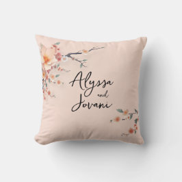 A Love Blossoming Under the Cherry Trees Kudde