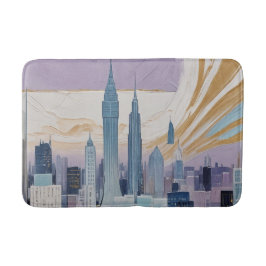 A Lunar Cityscape Badrumsmatta