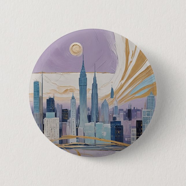 A Lunar Cityscape Knapp (Framsida)