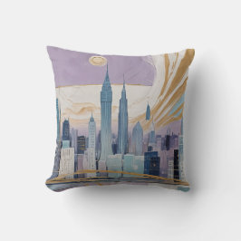 A Lunar Cityscape Kudde