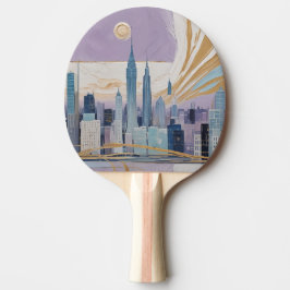 A Lunar Cityscape Pingisracket