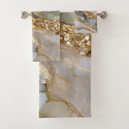 A luxurious gold and white marble background