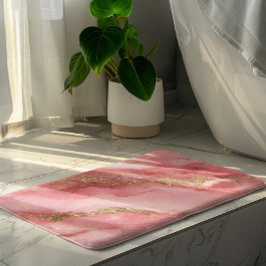 A luxurious pink marble background badrumsmatta