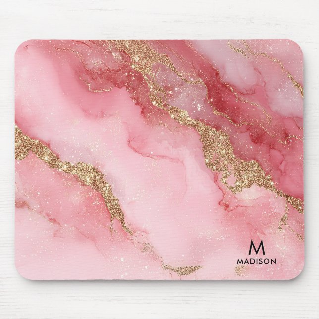 A luxurious pink marble background musmatta (Framsidan)