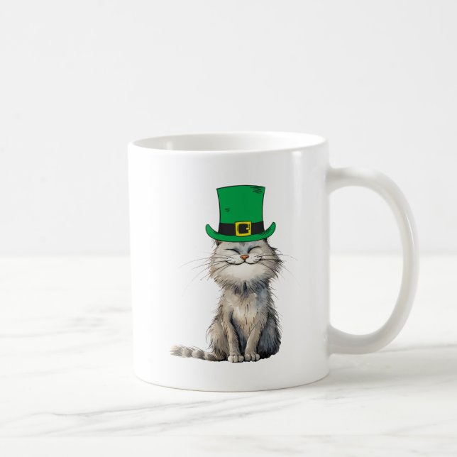 A lycklig Irish Cat Kaffemugg (Höger)