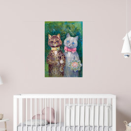 A Lycklig Pair | Louis Wain | Poster