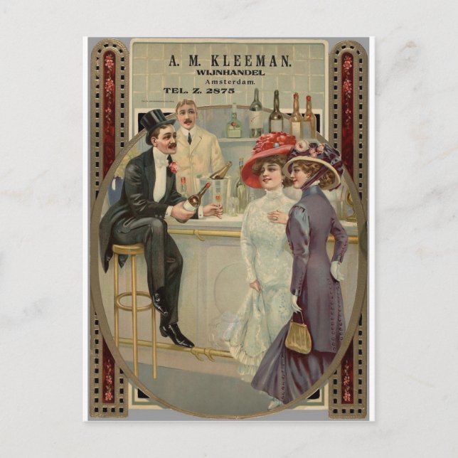 A.M. Kleeman Whiskey 1900-1925 Vykort (Framsida)