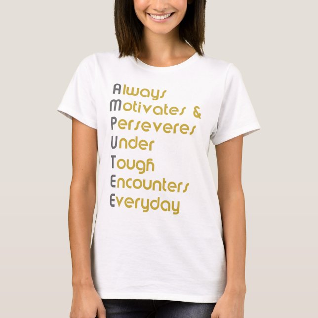 A.M.P.U.T.E.E. T-SHIRT (Framsida)