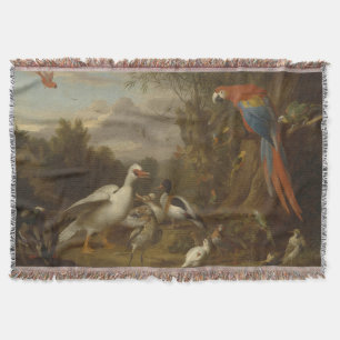 A Macaw Anka Parrots and other Birds in a Landsca Filt