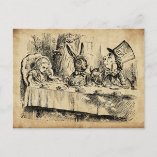 A Mad Tea-Party (1865) av John Tenniel Vykort