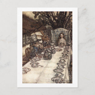 A Mad Tea-Party Vykort