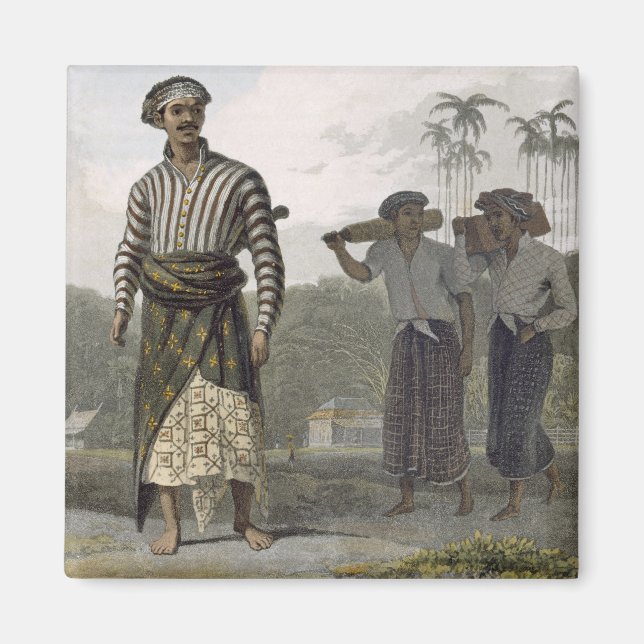 A Madurese of the Rank of Mantu, plate 7 from Vol Magnet (Framsidan)