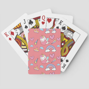 A Magic Rainbow Unicorn Grattis på födelsedagen Pa Casinokort