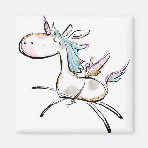 A Magic Unicorn Magnet