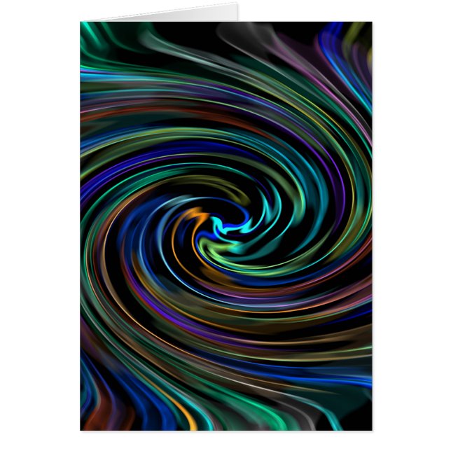 A Magic Whirlwind Hälsningskort (Framsidan)