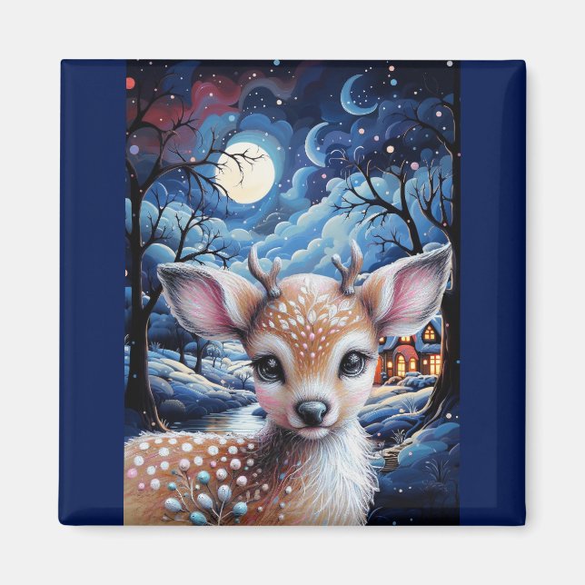 A MAGICAL CHRISTMAS KVÄLL Magnet (Framsidan)