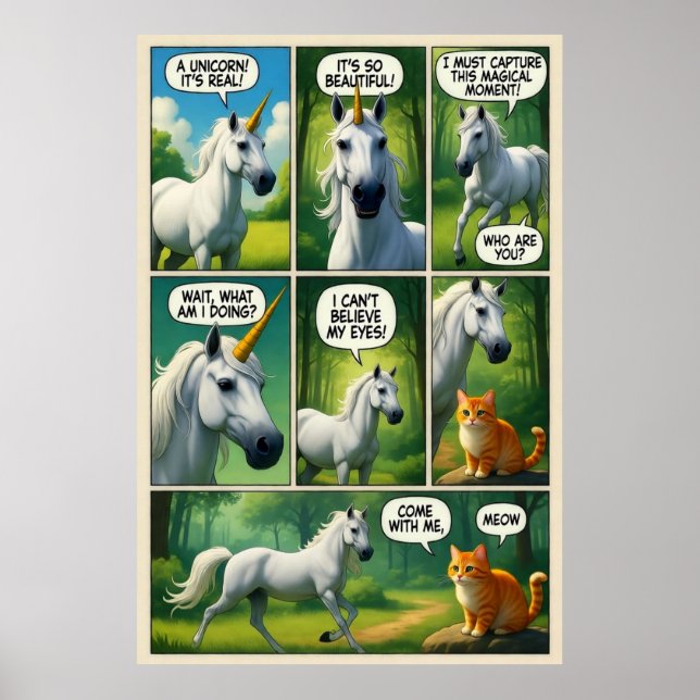 A Magical Encounter with a Talking Cat Poster (Framsidan)