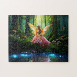 A magical fairy woodland forest  pussel