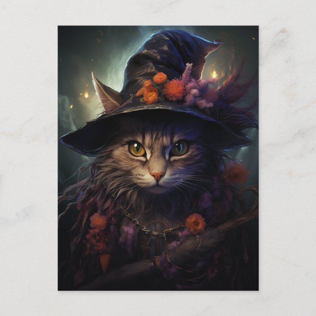A Magick Cat Vykort (Framsida)