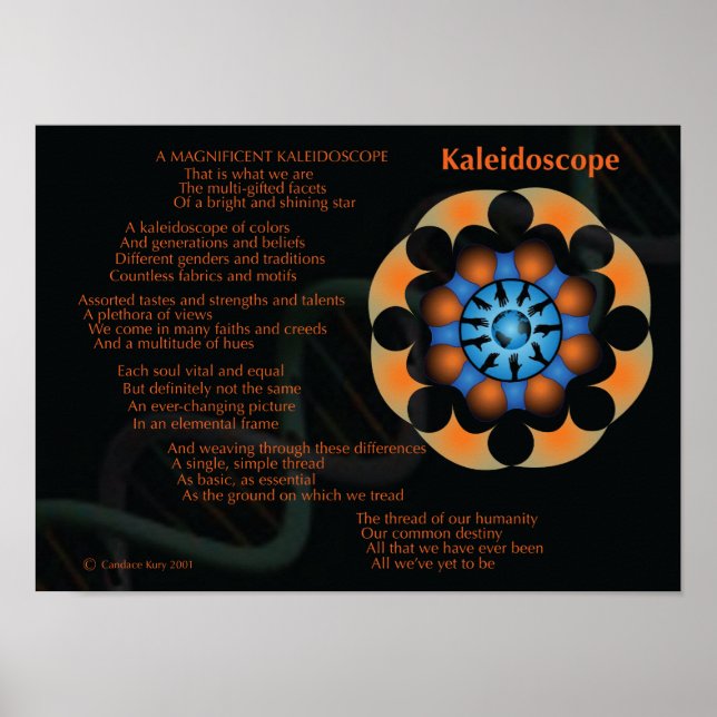 A Magnificent Kaleidoscope Poster (Framsidan)